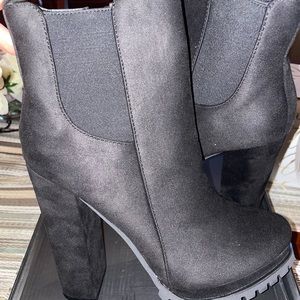 Black Heeled Booties